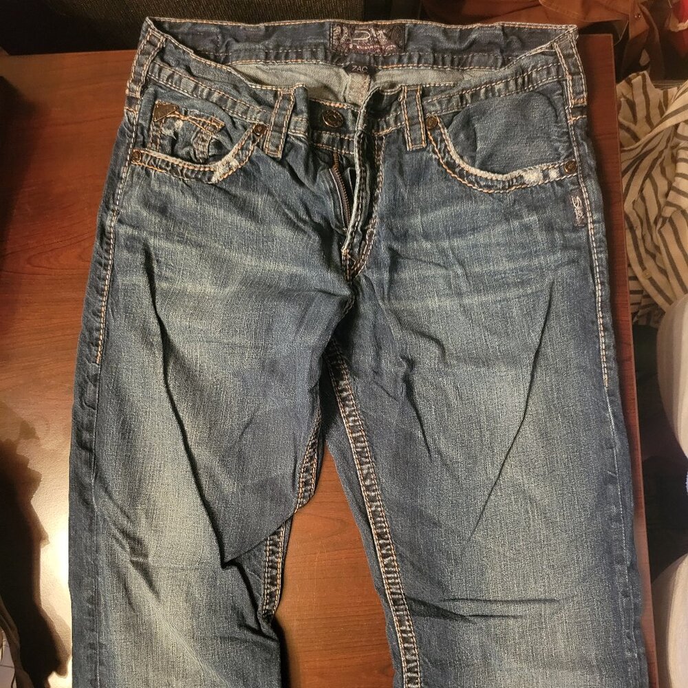 Men's Silver Zac Jeans 34x36